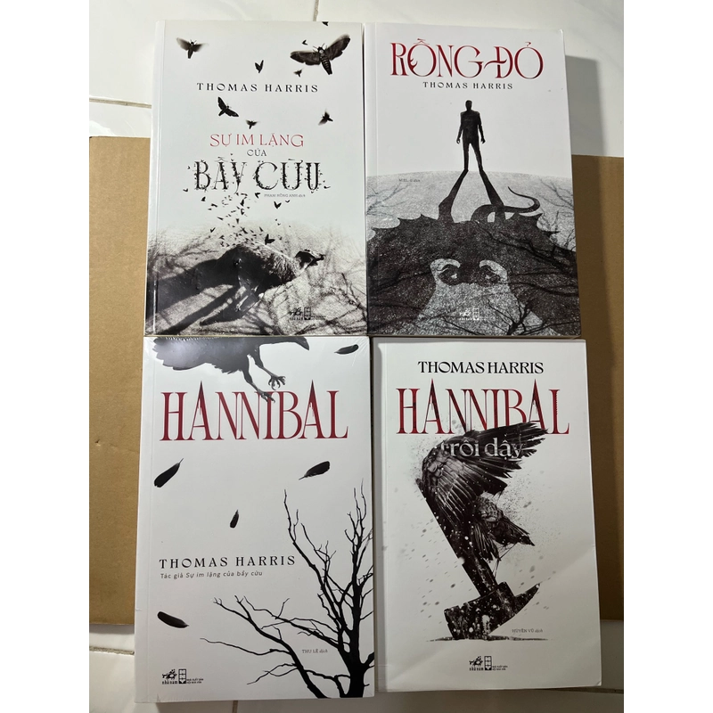 Combo 4 Cuốn Hannibal + Sự Im Lặng Của Bầy Cừu + Hannibal Trỗi Dậy + Rồng Đỏ 536521
