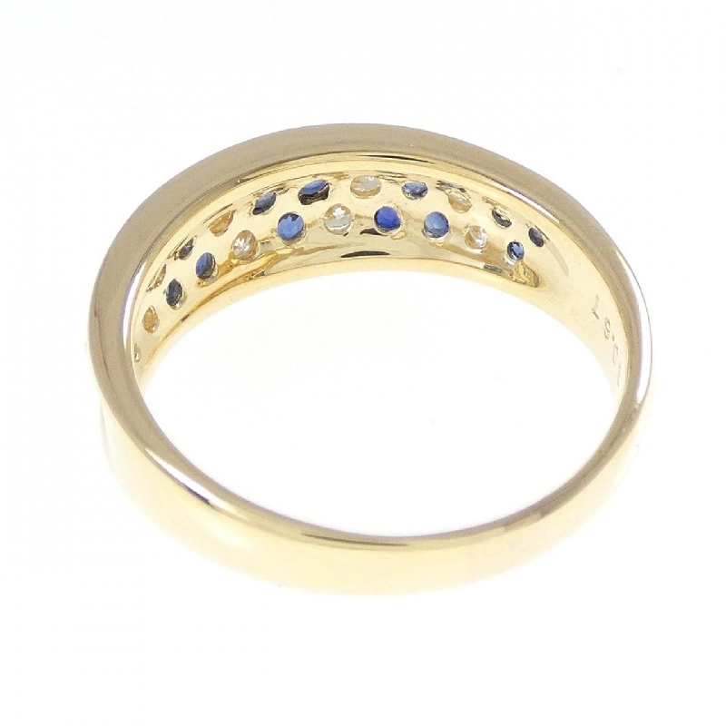 Nhẫn Sapphire K18YG 0.67CT - Hàng hiệu Chính hãng 851992