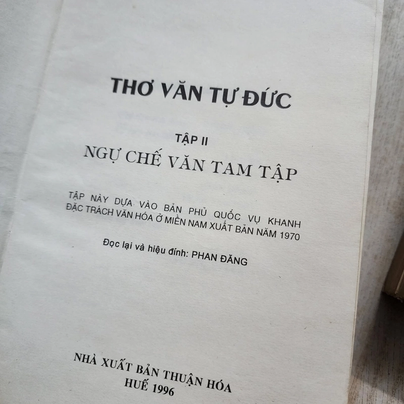 Thơ văn Tự Đức trọn bộ 3 tập | 1996 493135