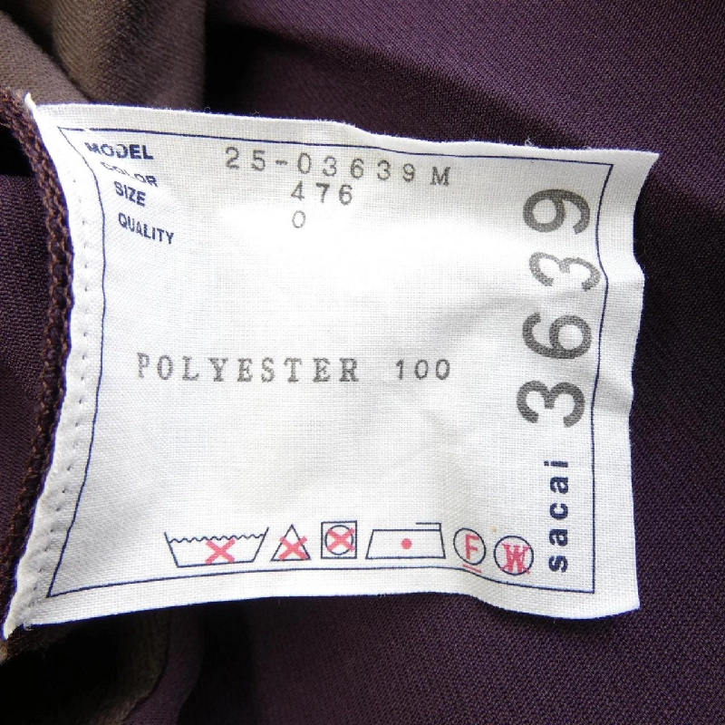 SACAI 25-03639M Quần - Hàng hiệu Chính hãng 883249