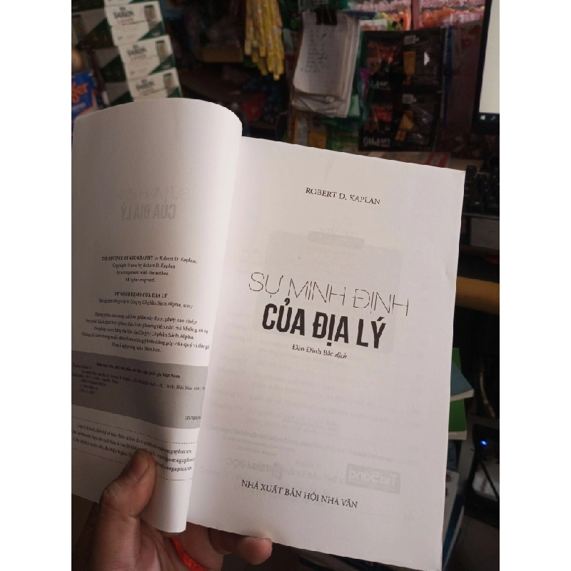 Sự Minh Định Của Địa Lý - Robert D. Kaplan 2017 mới 60% mất bìa không vẽ bên trong Lịch Sử - Địa Lý HCM1004 1007376