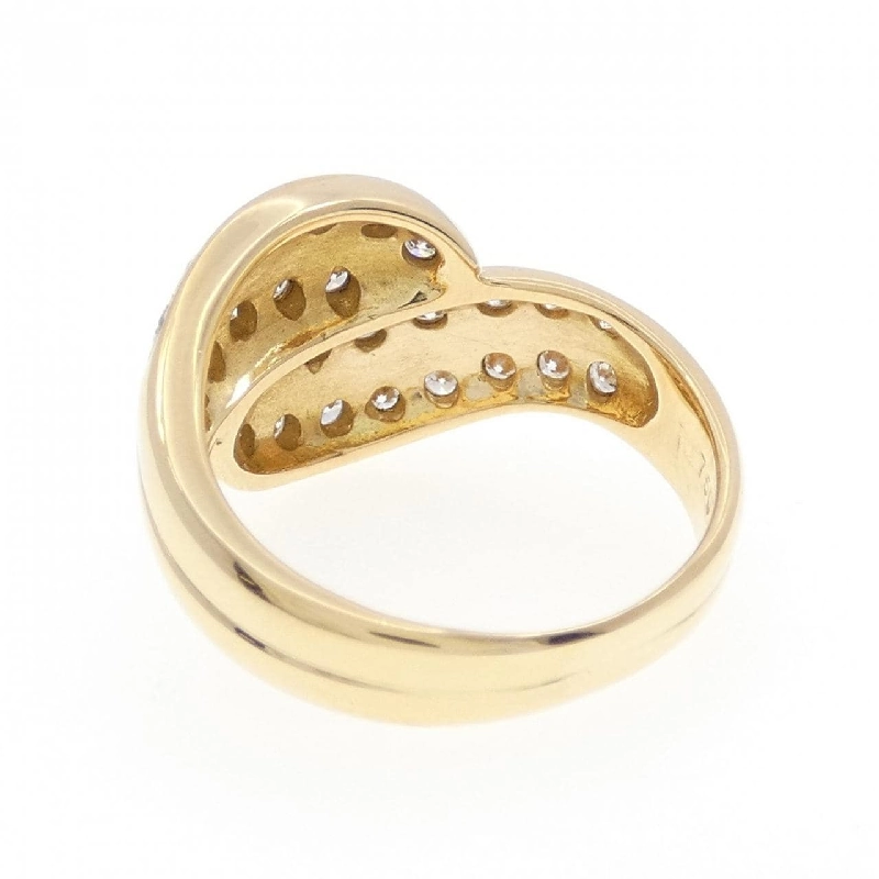 Nhẫn kim cương 750YG 0.51CT 668914