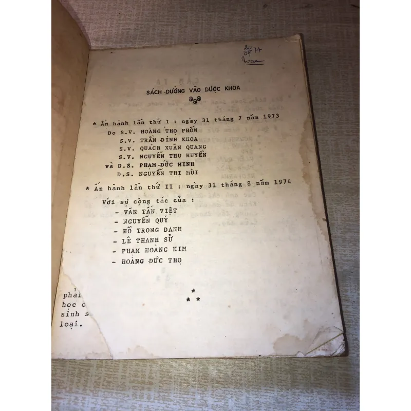 Đường vào dược khoa 972623