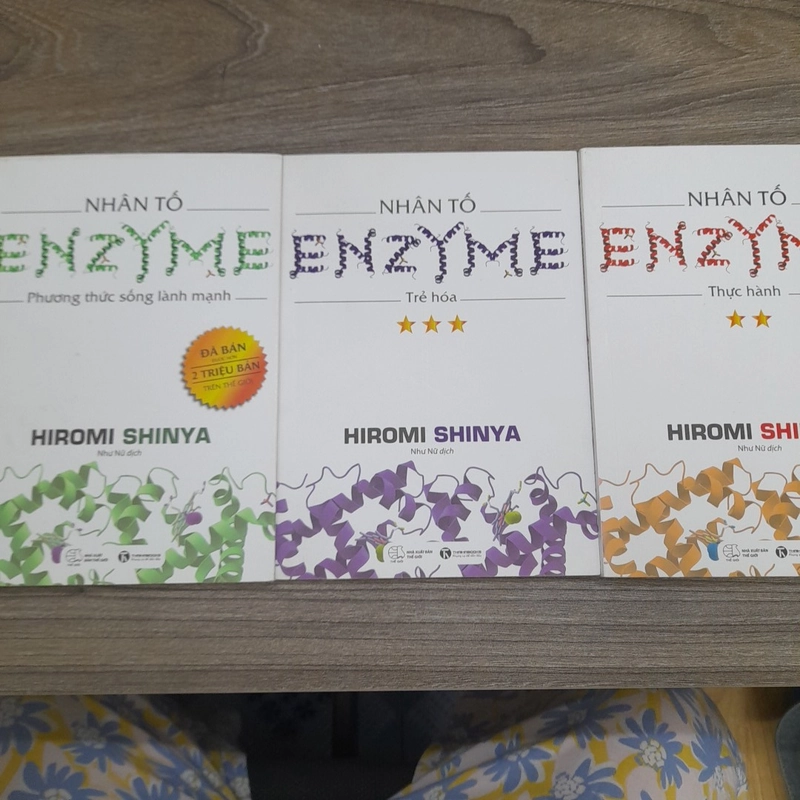 Sách bộ 3 cuốn Nhân tố Enzyme - Mới 99% 446603