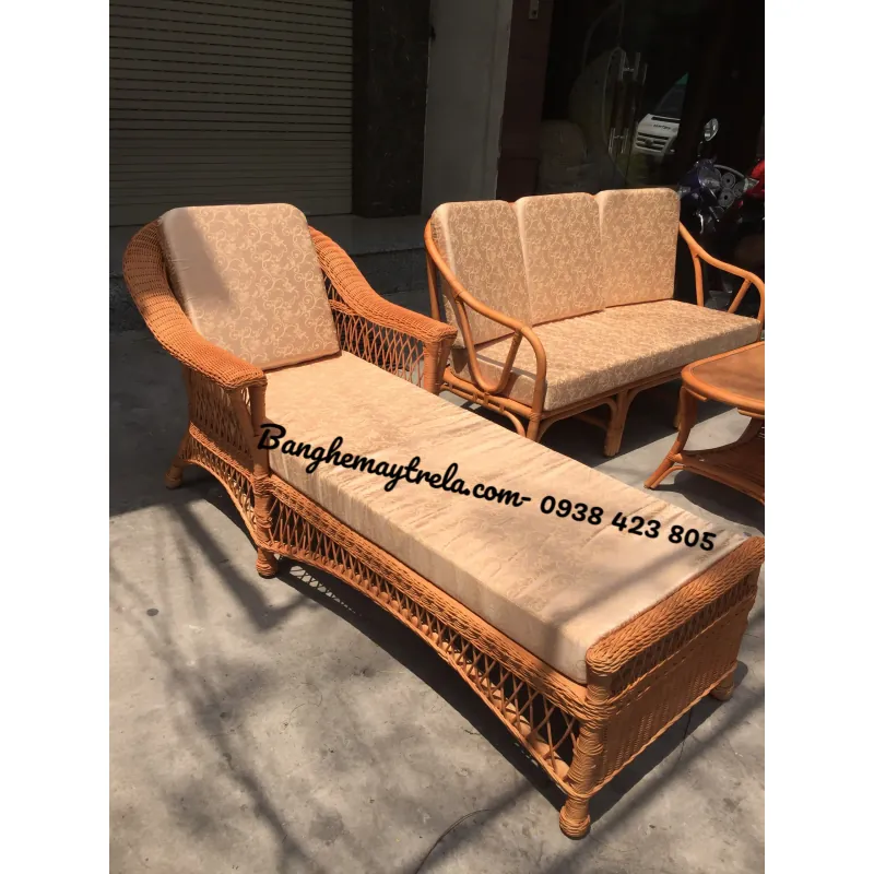 Ghế mây sofa bed nằm thư giãn 593279