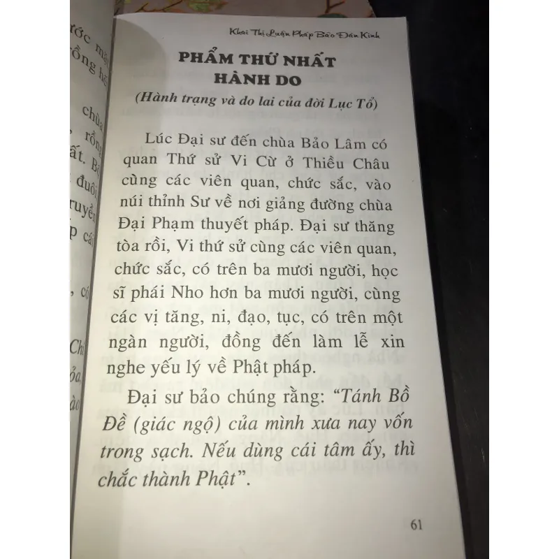 Khai Thị Luận - Pháp Bảo Đàn Kinh - Sa Môn Thích Huệ Đăng 984285