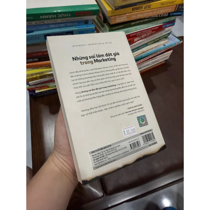 Những Sai Lầm Đắt Giá Trong Marketing – Jack Trout | Sách Kinh Doanh Hay- K3 1003545