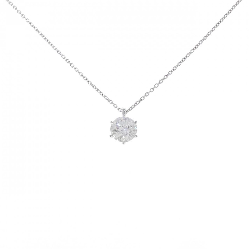 Dây chuyền kim cương Solitaire PT900/PT850 1.037CT F I1 Tốt - Hàng hiệu Chính hãng 874001