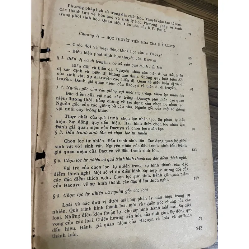 HỌC THUYẾT TIẾN HÓA Tập 1 (lược sử phát triển của học thuyết tiến hóa) 601501