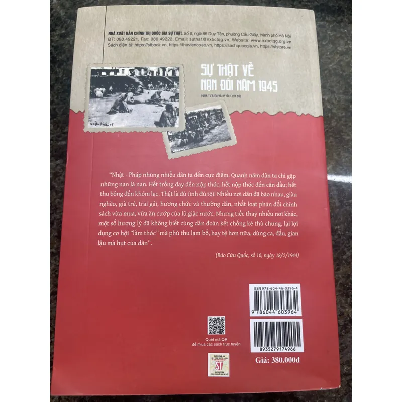 Sự thật về nạn đói năm 1945 Nguyễn Quang Ân 713324