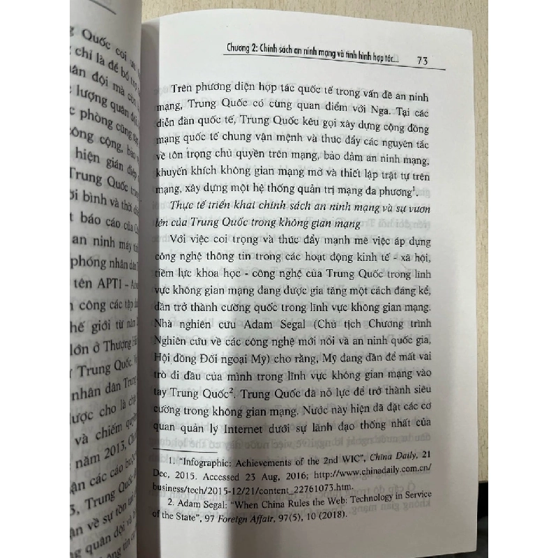 Chính sách an ninh mạng trong quan hệ quốc tế hiện nay và đối sách của Việt Nam - TS. Nguyễn Việt Lâm 736093
