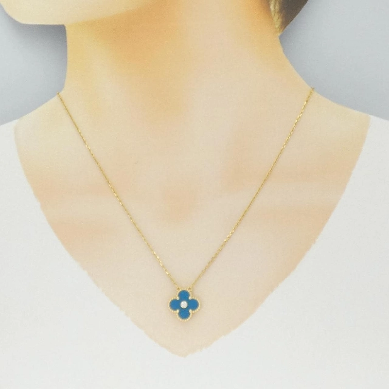 Vòng cổ Van Cleef & Arpels Vintage Alhambra - Hàng hiệu Authentic 844633