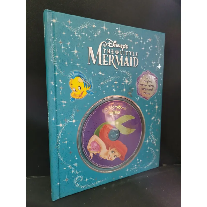 [Sách Cũ SCGR] The little mermaid (bìa cứng, sách màu, kèm CD) mới 90% bẩn nhẹ, có chữ viết Disney HCM3004 NGOẠI VĂN 677575