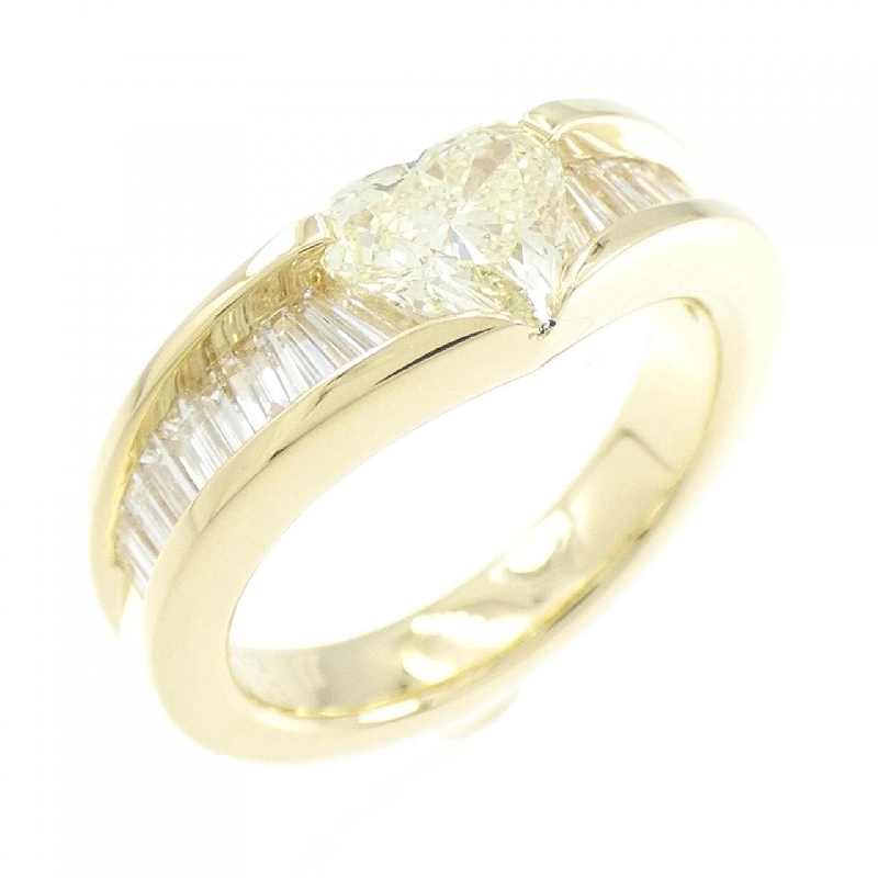Nhẫn kim cương hình trái tim K18YG 0.810CT 673377