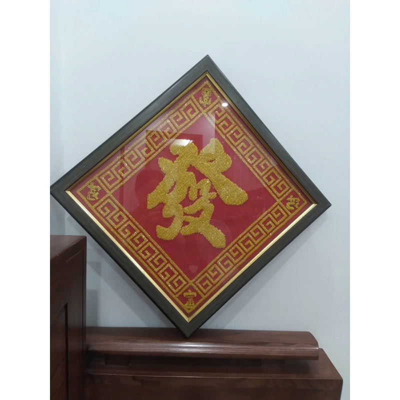 Tranh thêu phong thủy Phát tài 532390
