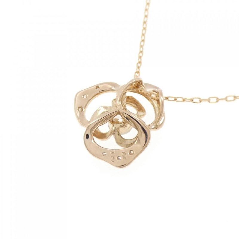 K18PG Vàng hồng Dây chuyền kim cương 0.20CT - Hàng hiệu Chính hãng 860120