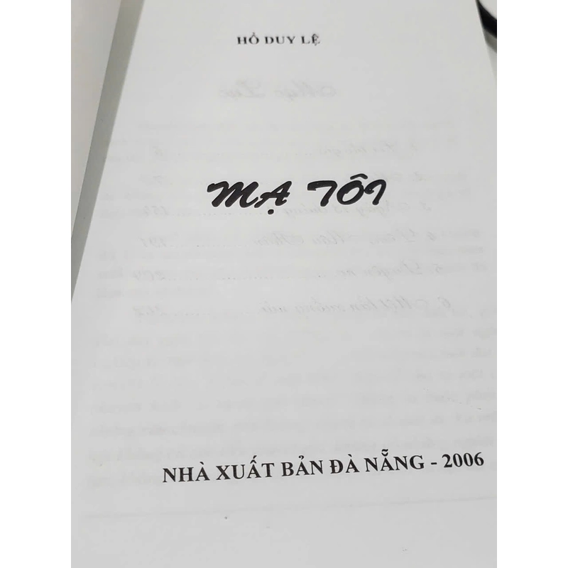Mạ tôi - truyện ký Hồ Duy Lệ 503194