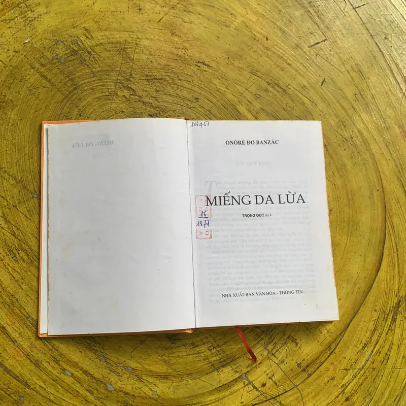 MIẾNG DA LỪA - ONORE DE BALZAC BÌA CỨNG 739579
