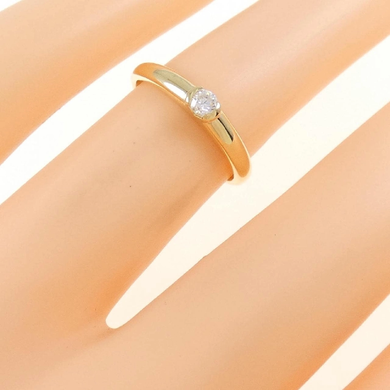 Nhẫn kim cương K18YG 0.09CT - Hàng hiệu Chính hãng 855363