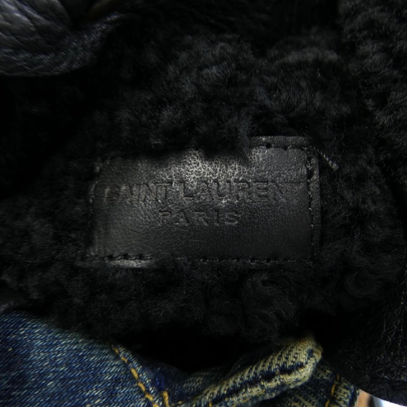 SAINT LAURENT 578147 YV868 Áo khoác denim - Hàng hiệu Authentic 823129