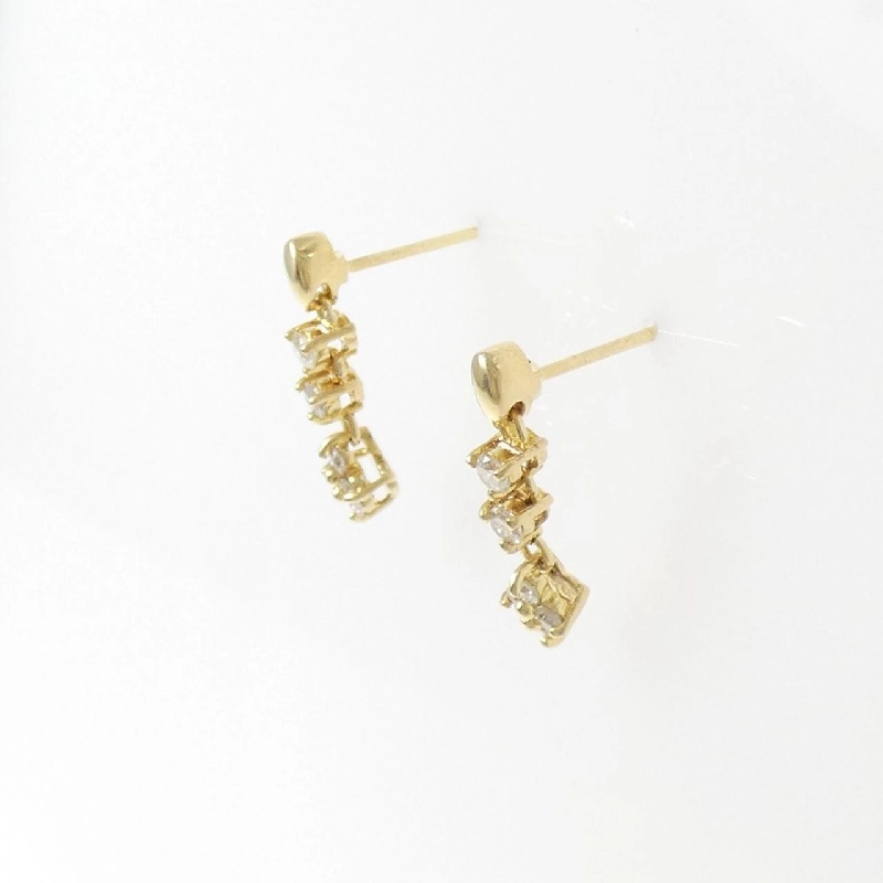 K18YG Bông tai kim cương 0.30CT - Hàng hiệu Chính hãng 865926