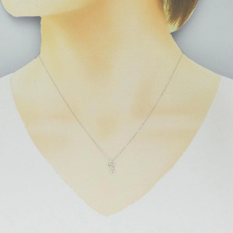 K10WG Dây chuyền kim cương 0.01CT - Hàng hiệu Chính hãng 859974