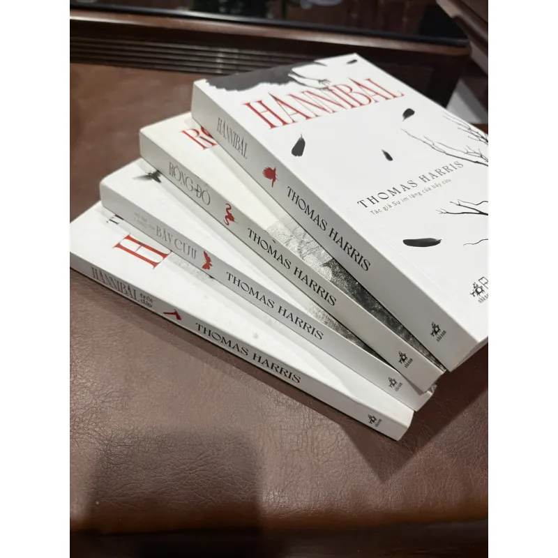 COMBO 4 SÁCH HANNIBAL – THOMAS HARRIS (FULL SERIES KINH ĐIỂN)- K6 1035683