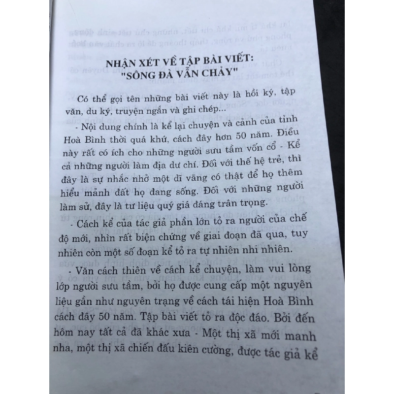 Sông Đà vẫn chảy mới 80% bẩn có dấu mộc và viết nhẹ trang đầu 2006 Nguyễn Hữu Duyên HPB0906 SÁCH VĂN HỌC 914662