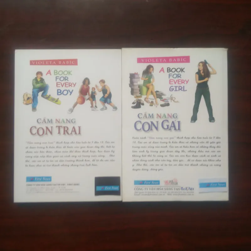 [Sách Nuôi Dạy Con] Cẩm Nang Con Trai + Cẩm Nang Con Gái (Violeta Babic) 976443