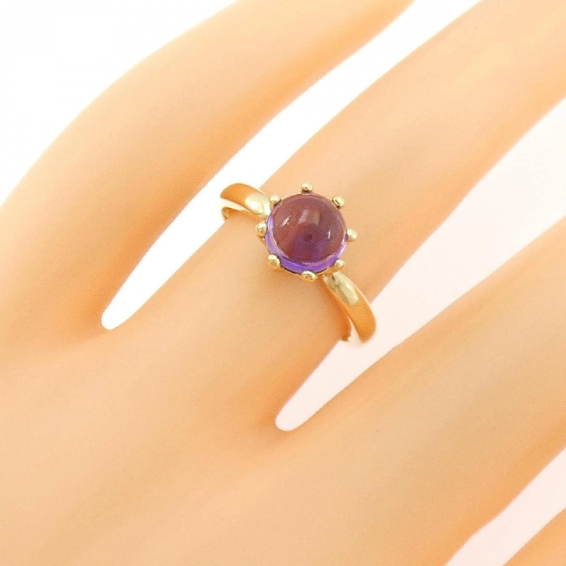 Nhẫn Amethyst K18YG - Hàng hiệu Authentic 847479