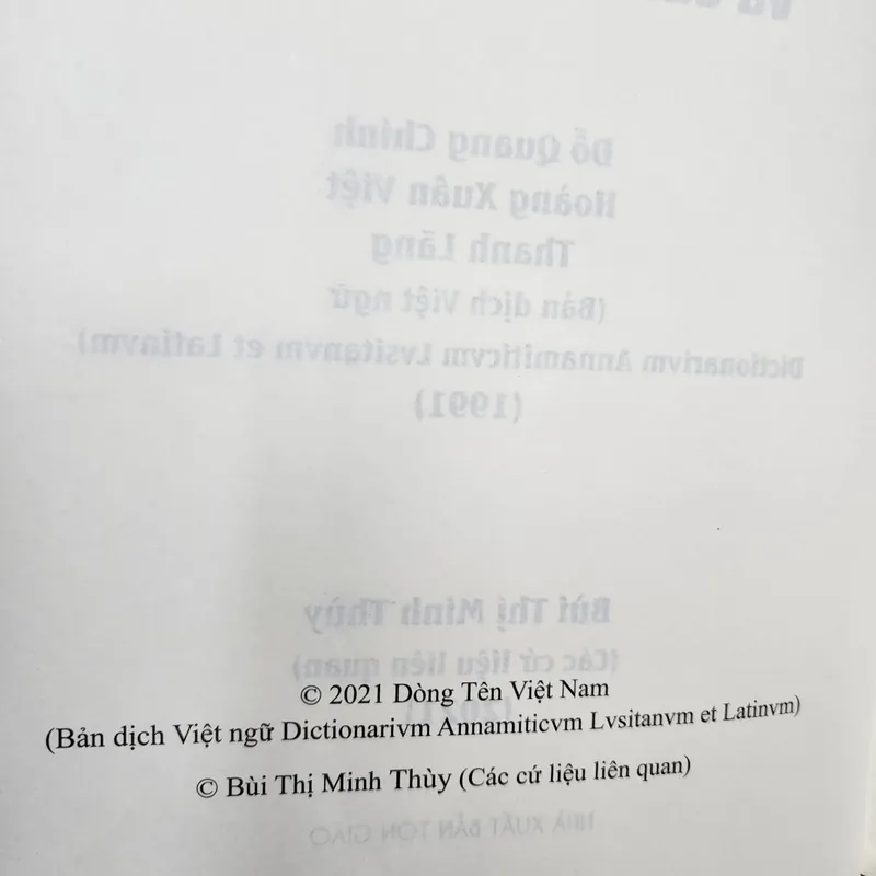 Từ điển Việt–Bồ–La và các cứ liệu liên quan | Alexandre de Rhodes | bìa cứng 553638