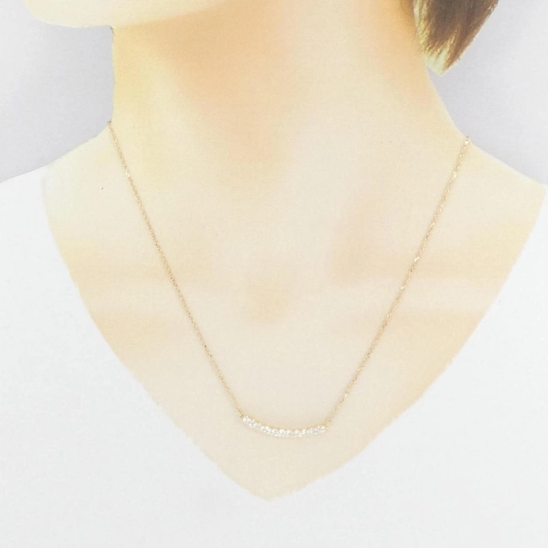 K18YG Dây chuyền kim cương 0.702CT - Hàng hiệu Chính hãng 863275