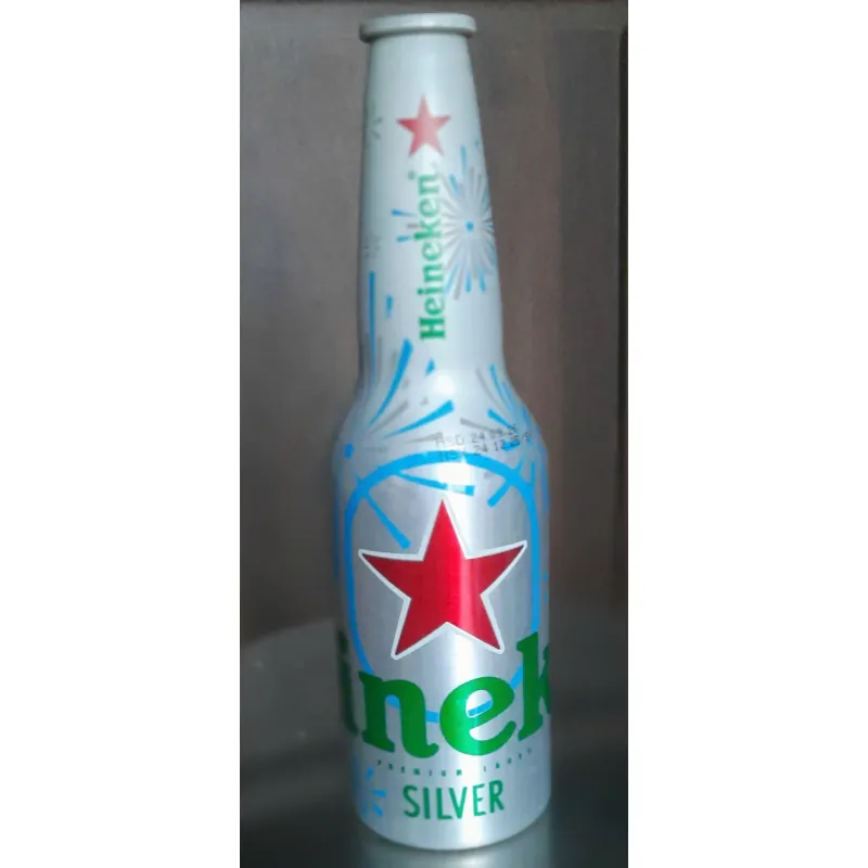 Vỏ CHAI Bia Heniken, vỏ nhôm, phiên bản mới, đẹp sang trọng, dung tích 330ml 534160