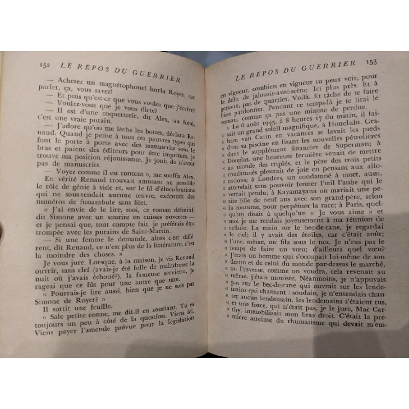 Le Repos du Guerrier - Christiane Rochefort 602710