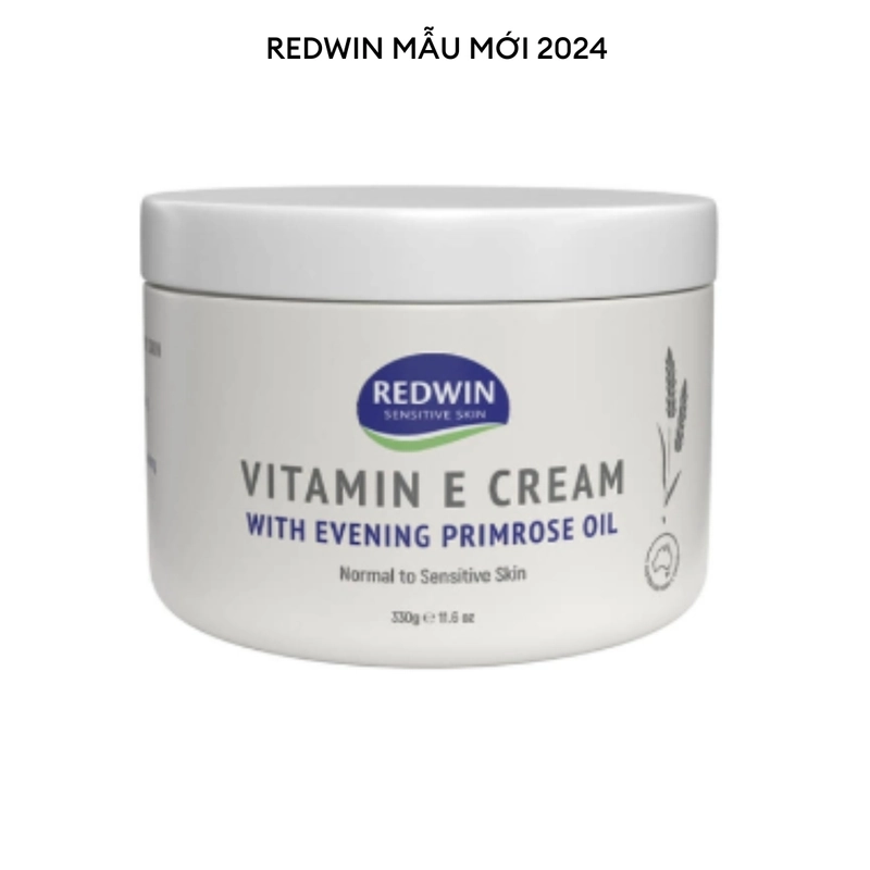 Mẫu mới Kem dưỡng toàn thân vitamin E Redwin nội địa Úc 300g chính hãng nguyên tem 78298