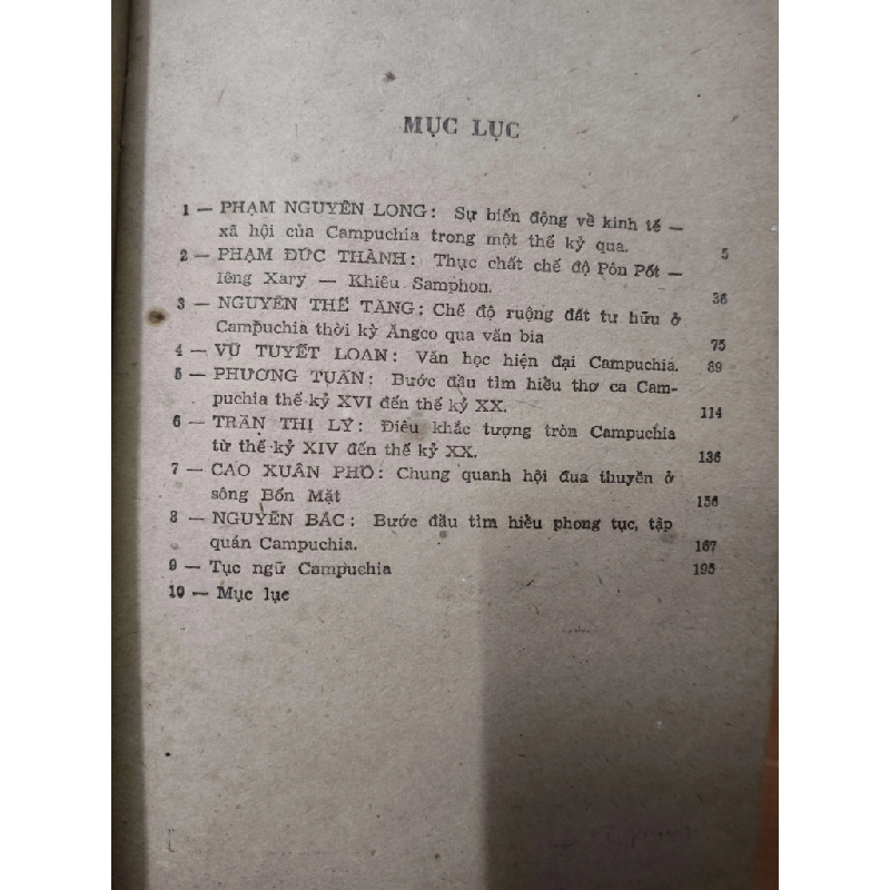 Tìm hiểu lịch sử văn hóa Campuchia -1985 - 197 trang Lịch sử thế giới ANTQ2702 930464
