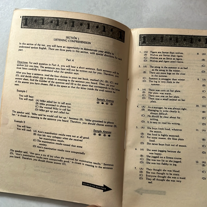 Practice tests for TOEFL 499443