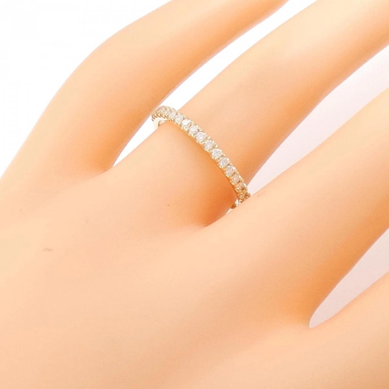 Nhẫn kim cương K18YG Half Eternity 0.20CT - Hàng hiệu Authentic 855498