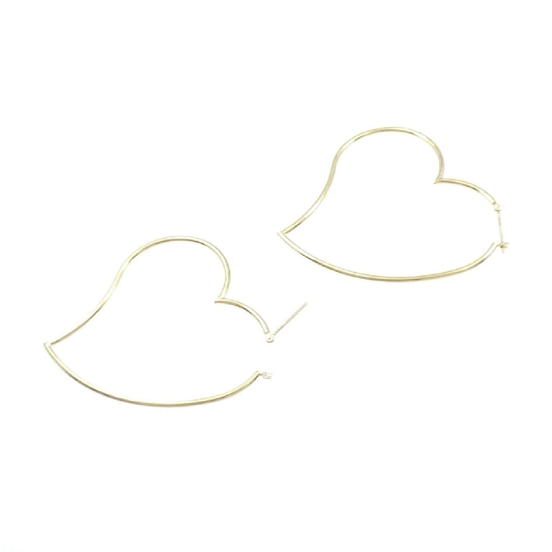 K18YG Bông tai hình trái tim - Hàng hiệu Chính hãng 862582