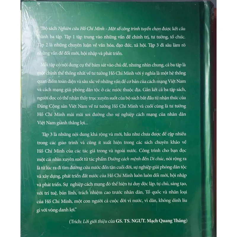 SÁCH NGHIÊN CỨU HỒ CHÍ MINH BỘ (3 TẬP) 700687