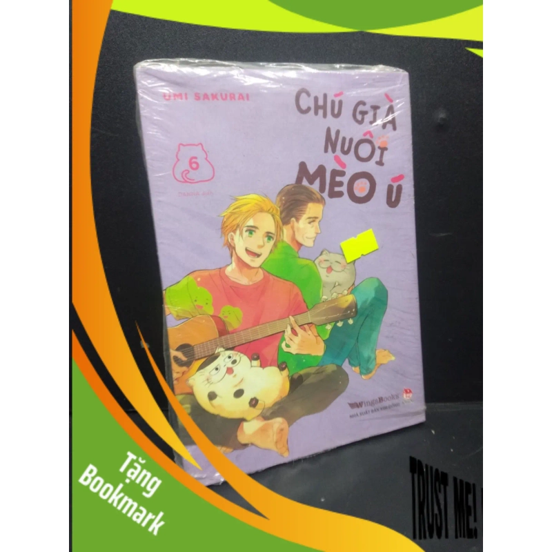 (TẶNG BOOKMARK) Chú già nuôi mèo ú 6 (có seal) mới 80% ố nhẹ RBK2405 Umi Sakurai TRUYỆN TRANH 941323