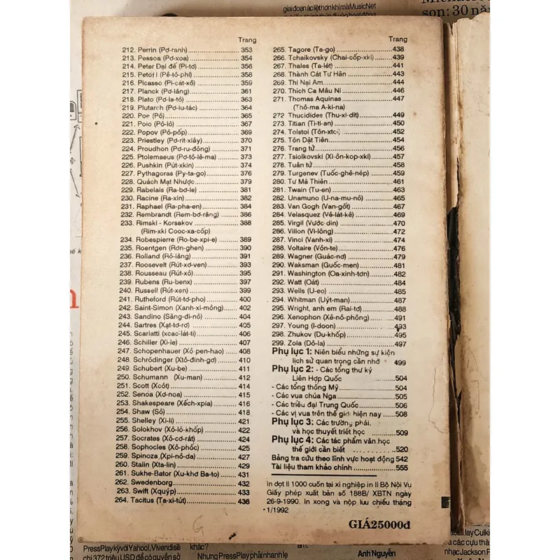 SỔ TAY DANH NHÂN THẾ GIỚI 726801