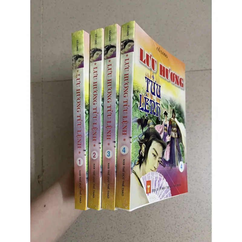 Trọn bộ 4 tập Lưu Hương Tửu Lệnh – Cổ Long (XB 2006) 931672