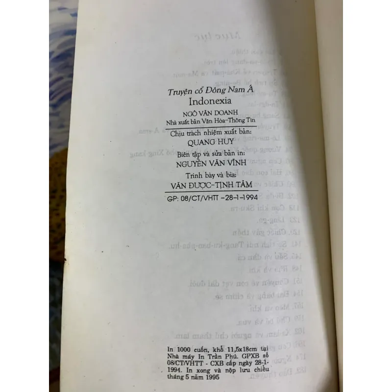 Truyện Cổ Đông Nam Á Indonexia 928030