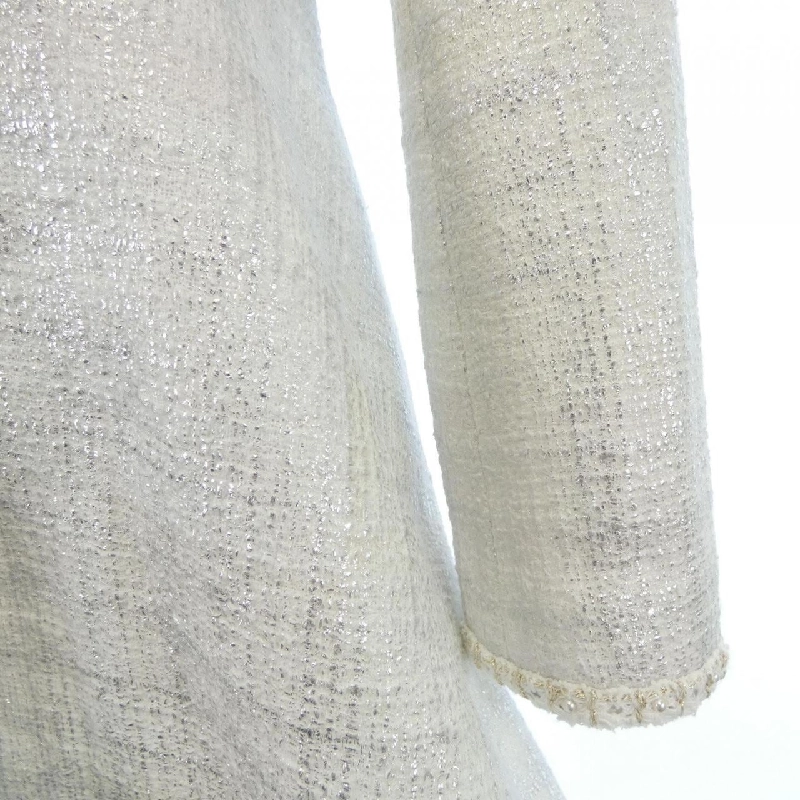 【Mã giảm giá】Áo khoác không cổ CHANEL 642662