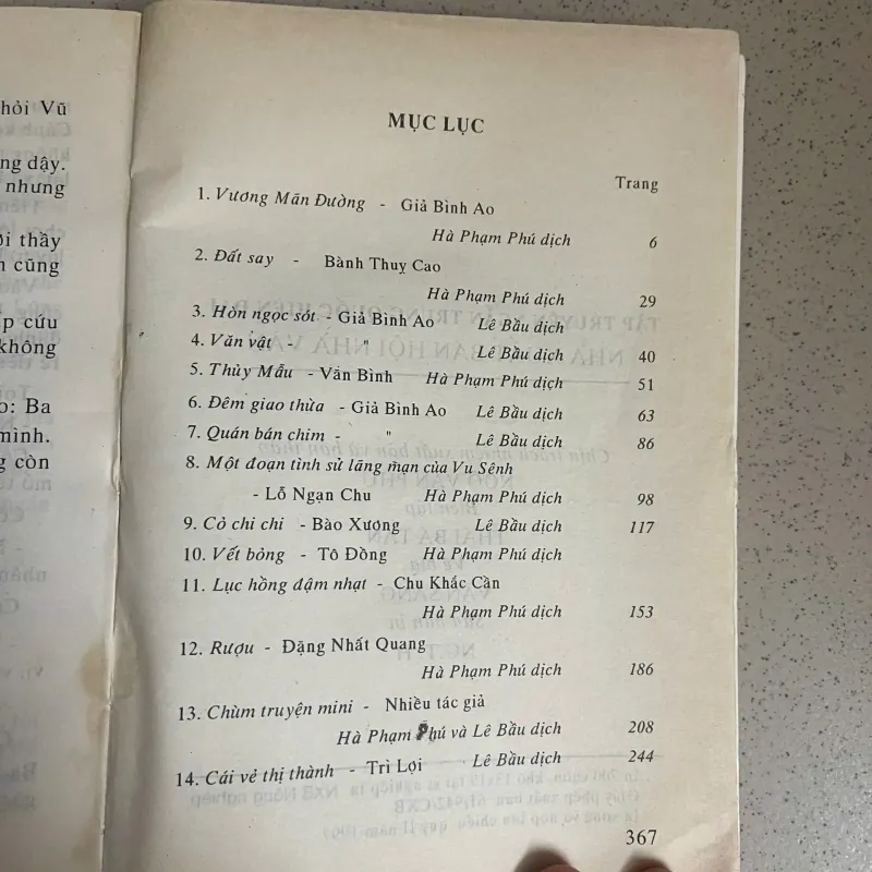 TRUYỆN NGẮN HIỆN ĐẠI TRUNG QUỐC 749607