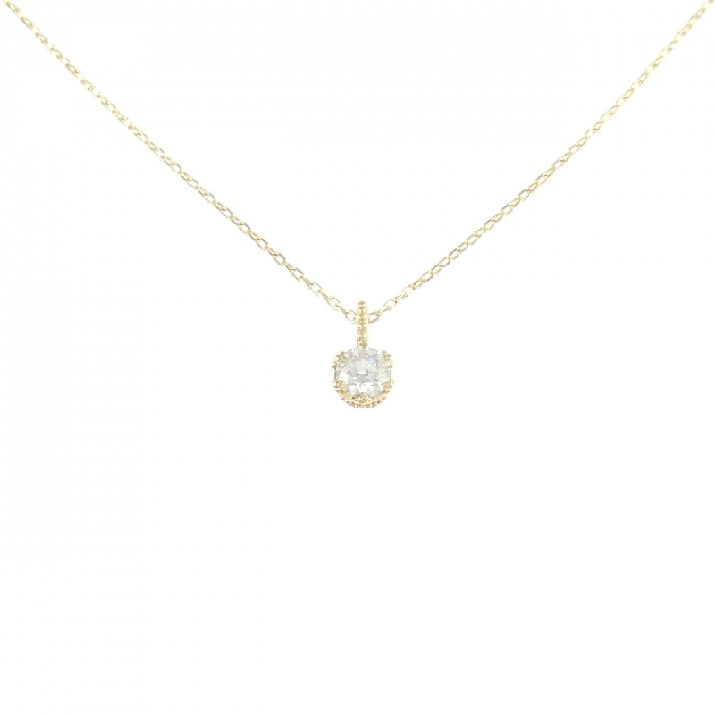 K18YG Dây chuyền kim cương 0.123CT - Hàng hiệu Authentic 859076