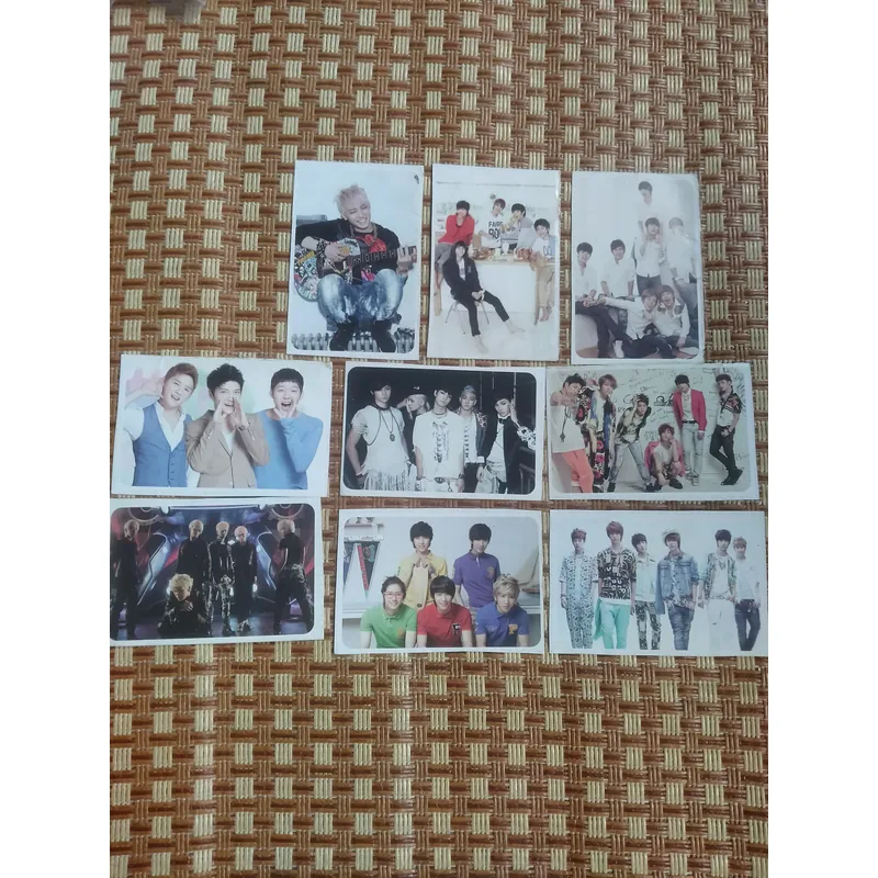 Card idol giấy cứng 9 tấm 18 ảnh  599157