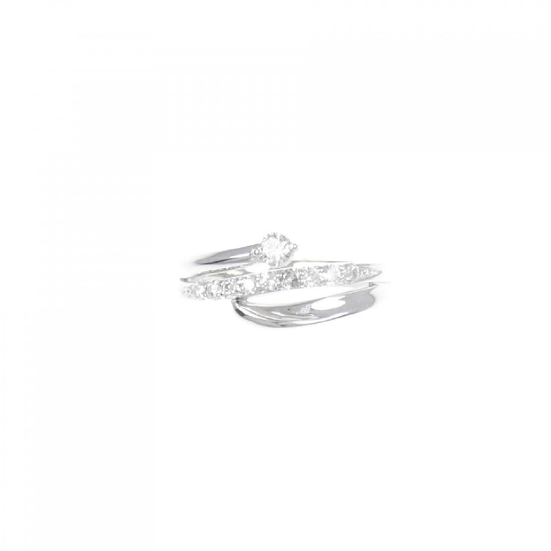 Nhẫn kim cương K18WG 0.30CT 671836