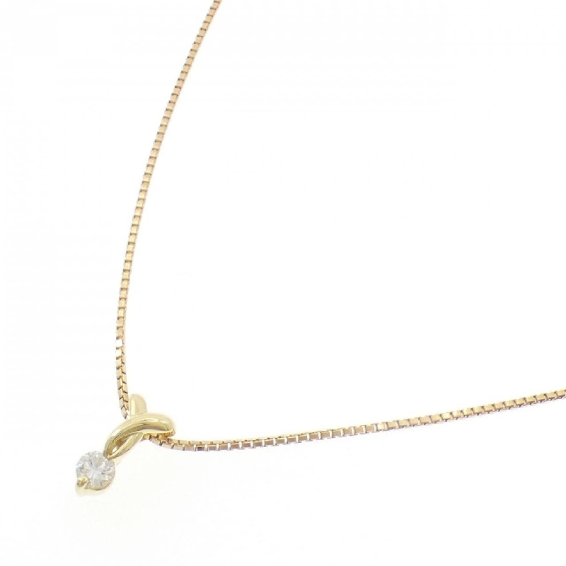 Dây chuyền kim cương K18YG 0.23CT - Hàng hiệu Chính hãng 862516